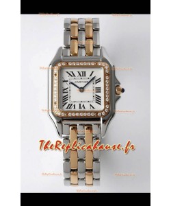 PANTHERE de Cartier Edition 27mm Miroir 1:1 Montre Suisse Or Rose Boîtier bicolore