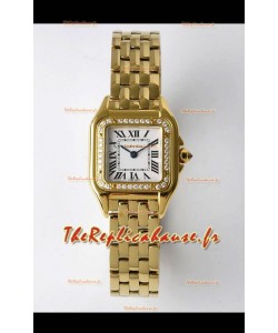 PANTHERE de Cartier Edition 22mm Miroir 1:1 Montre Suisse Or Jaune Boîtier