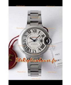 Ballon De Cartier Swiss Automatique Qualité Miroir 1:1 33MM dans un boîtier en acier