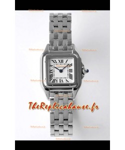 Cartier PANTHERE Edition 22MM 1:1 Montre réplique miroir suisse cadran blanc - lunette diamants