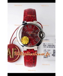Ballon De Cartier Automatique Suisse Qualité Miroir Boitier acier 33MM 