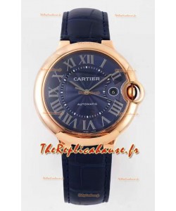 Ballon De Cartier Swiss Automatic Qualité Miroir 1:1 42MM dans un boîtier en or rose