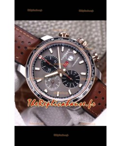 Chopard Classic Racing Chronograph Réplique Montre miroir 1:1 en boîtier acier - cadran gris 