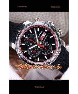 Chopard Classic Racing Chronographe Réplique Montre miroir 1:1 en acier - cadran noir 