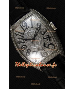 Montre Franck Muller Casablanca Automatique 8880 Répliquée à l’identique 1:1 Version Ultime avec des Diamants