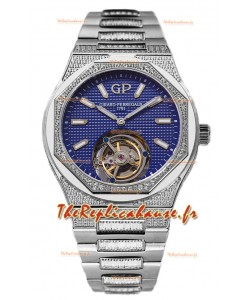 Girard Perregaux Laureato Tourbillon Cadran bleu Montre réplique 1:1 - Suisse 