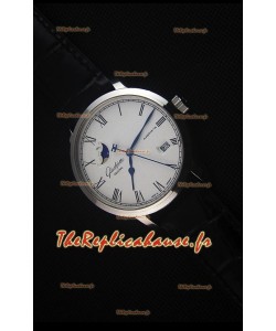 Glashuette Senator Excellence Panorama Date Moon Phase, Montre Réplique Suisse 