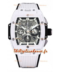 Montre Hublot Spirit of Bang Edition en céramique blanche - 42 mm Réplique Suisse 