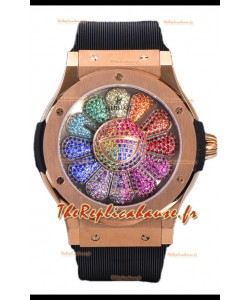 Hublot Classic Fusion Takashi Murakami Edition Or Rose Montre réplique Suisse 1:1