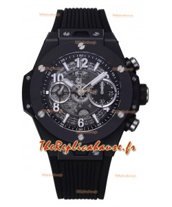 Hublot Big Bang Unico Boîtier en céramique noire Edition miroir 1:1 Montre réplique suisse