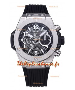 Hublot Big Bang Unico Boîtier Acier Inoxydable 1:1 Montre Réplique Suisse 