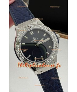 Hublot Classic Fusion Acier inoxydable 33MM Cadran bleu Montre Mouvement Quartz Suisse Miroir 1:1