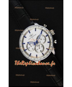 Montre IWC Schaffhausen japonnaise Réplique à mouvement à Quartz avec Cadran Blanc 