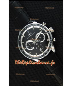 Montre IWC Schaffhausen japonnaise Réplique à mouvement à Quartz avec Cadran Noir 