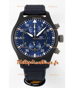IWC Pilot's Chronograph IW389008 édition Anges Bleus Montre réplique miroir 1:1