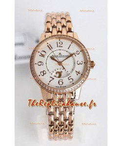 Jaeger-LeCoultre Rendez-Vous Steel Night & Day Miroir 1:1 Rose Gold Watch
