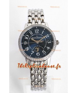 Jaeger-LeCoultre Rendez-Vous Steel Night & Day Boîte Acier Miroir 1:1 Cadran Bleu
