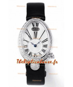 Réplique montre Breguet Reine de Naples pour femmes en acier inoxydable, édition suisse 1:1 