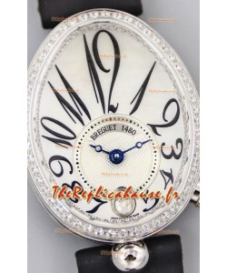 Montre Breguet Reine de Naples pour femme en acier inoxydable, édition suisse réplique 1:1 