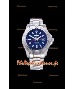 Breitling Avenger 43 Automatic Cadran Bleu Bracelet Acier Réplique Suisse Miroir 1:1 
