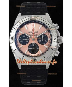 Breitling Chronomat B01 42 Edition Suisse 904L Acier Cadran Rose Miroir 1:1 Réplique Montres