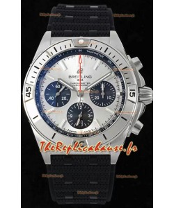 Breitling Chronomat B01 42 Edition Suisse 904L Acier Cadran Argenté Réplique Montre Miroir 1:1