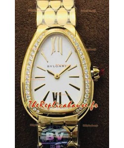 Bvlgari Serpenti Seduttori Edition Montre en Or Jaune - Réplique Miroir 1:1