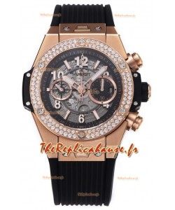 Hublot Big Bang Unico Or Rose Diamants Lunette Edition Miroir 1:1 Réplique Suisse