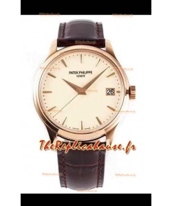 Patek Philippe #Ref 5227R en cadran blanc 1:1 904L boîtier or rose 904L acier Montre Suisse 