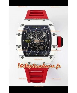 Richard Mille RM35-01 Rafael Nadal Boîtier en Fibre de Carbone avec Véritable Tourbillon Super Clone Montre 