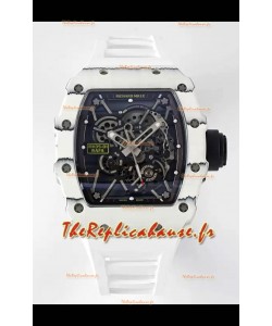 Richard Mille RM35-01 Rafael Nadal Boîtier en fibre de carbone avec Super Clone Tourbillon Véritable Montre 