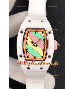 Richard Mille RM-07 Bon Bon Céramique Blanche Dames Réplique Suisse 1:1 
