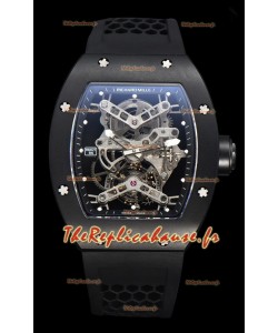 Richard Mille RM027 Rafael Nadal Boîtier en Titane avec Super Clone Mouvement Tourbillon Suisse Authentique