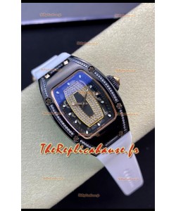 Richard Mille RM-07-01 Diamants Cadran Céramique Noir Dames Réplique Suisse 1:1 