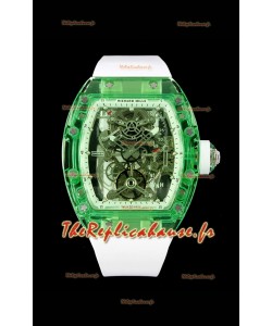 Richard Mille 56-01 Boîtier saphir transparent avec mouvement tourbillon suisse authentique super clone