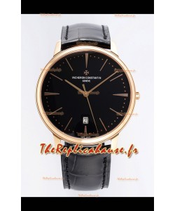 Vacheron Constantin Patrimony Or Rose Réplique Montres Miroir 1:1 40MM 904L Acier 