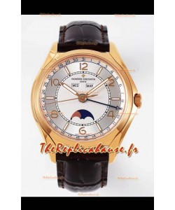 Vacheron Constantin Fiftysix Edition Montre Or Rose 904L Acier Miroir 1:1 Réplique Cadran Acier 