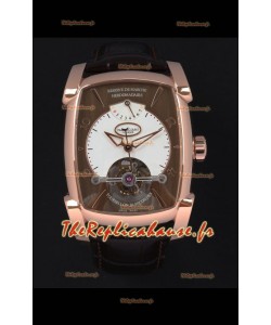 Parmigiani Fleurier Kalpa XL or rose 1:1 Tourbillon véritable Réplique Suisse 