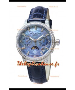Patek Philippe Grand Complications Ladies Premier Calendrier Perpétuel Boîtier Acier Réplique Montre Suisse 