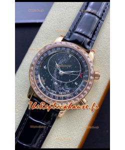 Patek Philippe 6104R Grand Compilations Handwind Réplique Suisse Montre - Lunette diamants