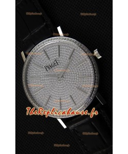Montre Piaget Altiplano G0A36128 Suisse à Quartz avec Cadran diamant pavé Boîtier en acier Réplique