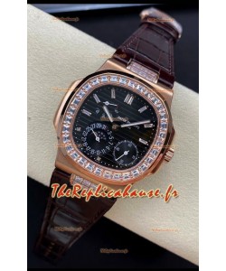 Patek Philippe Nautilus 5712R Cadran noir Réplique Suisse de qualité 1:1