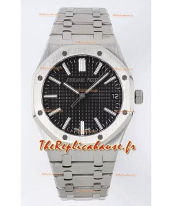 Audemars Piguet Royal Oak 15510 41MM 50è Anniversaire Black Dial 904L Acier Réplique Miroir 1:1