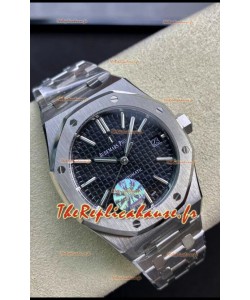 Audemars Piguet Royal Oak 15450 37MM Mouvement suisse Calibre 3120 dans un boîtier en acier 904L Cadran noir 
