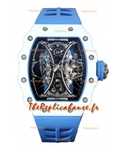 Richard Mille RM53-01 Pablo Mac Donough Boîtier TPT blanc Montre Suisse Réplique