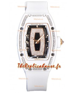 Richard Mille RM007 Céramique Blanche Automatique Superclone Montre Suisse Réplique