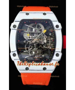 Richard Mille RM027-02 Rafael Nadal Réplique de Montre Tourbillon Véritable Mouvement 1:1 Miroir