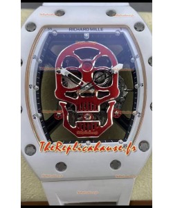 Montre Richard Mille RM052-01 Skull Genuine Tourbillon Edition avec boîtier en céramique