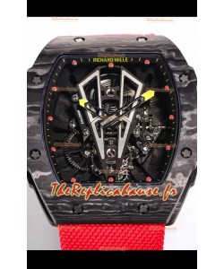 Richard Mille RM27-03 Rafael Nadal Genuine Tourbillon Movement Réplique de la montre Miroir 1:1