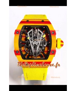Richard Mille RM27-03 Rafael Nadal Véritable Tourbillon Mouvement Réplique Miroir 1:1